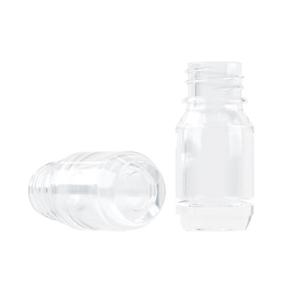 la ronda de aluminio de la botella del dropper del claro 5ml formó