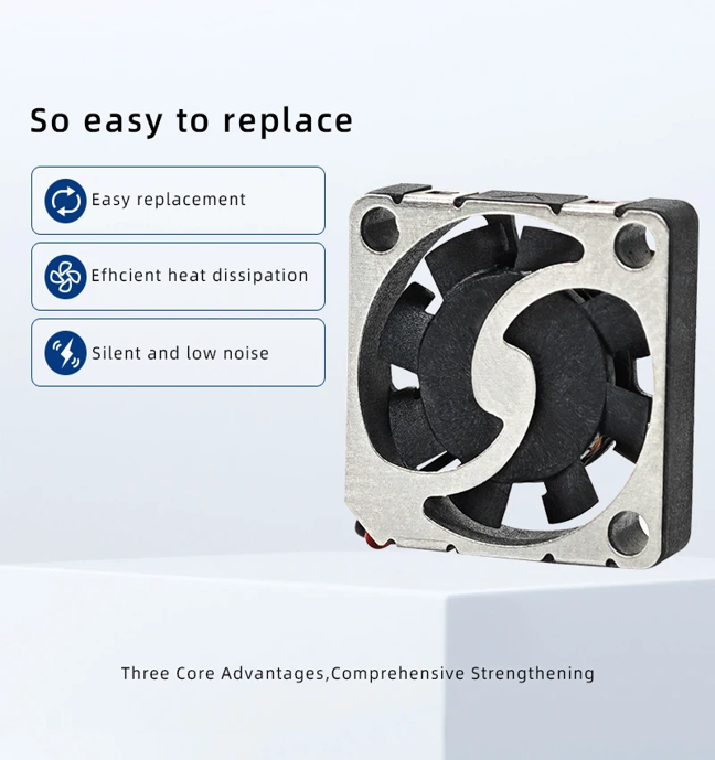 1504 DC Cooling Fan 15x15x4mm Ultra Thin Mini Fan 3.3V 5V Micro Axial Fan for Drone VR Projector