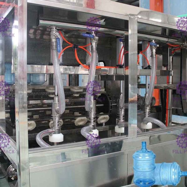 600BPH L Type Washer Filler Capper  SUS304 Steel Structure