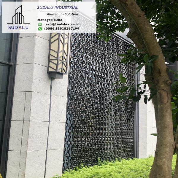 SUDALU Aluminum Decorative Panel for Windows Aluminum Laser Screen PVDF Coating