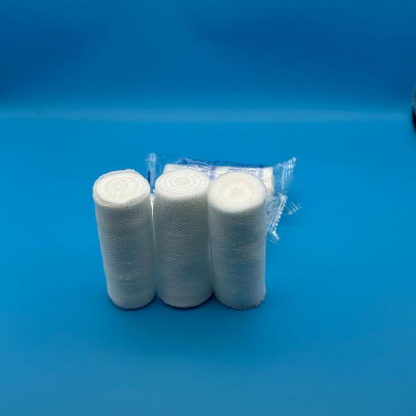 Medical First Aid Bandage 4m Stretch Gauze Wound Care Elastic Bandage Roll
