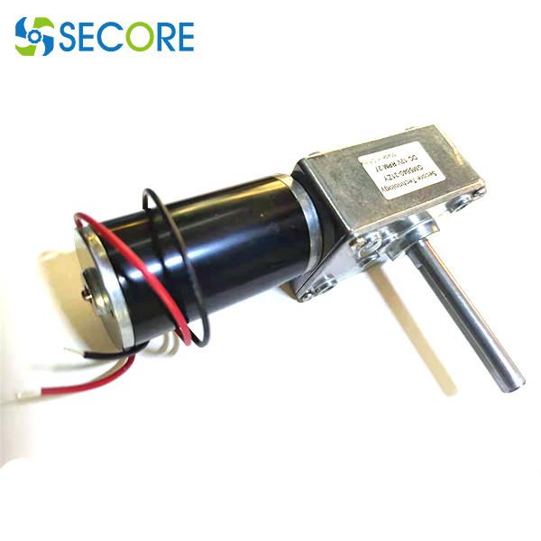 volt Bldc do motor 200RPM 12 da engrenagem de sem-fim da C.C. do eixo de 51mm com rolamento de esferas duplo