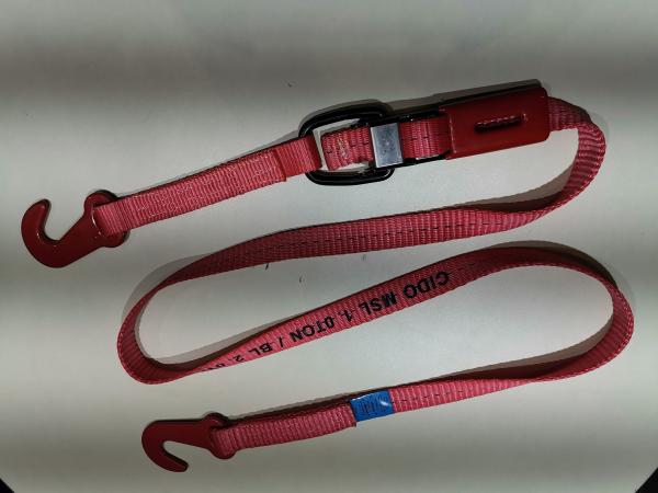 25mm Car Lashing Straps , Ratchet Lashing Straps Bs 1000kg / Bs 2000kg