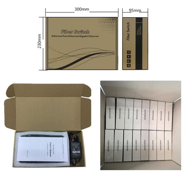 100M Bidi 20km SC Fiber Media Converter SM 1310nm 1550nm