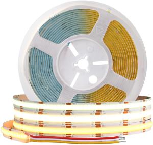 560LEDs COB LED Strip 90 CRI CCT Flexible COB 3M With Adapter And Mini RF