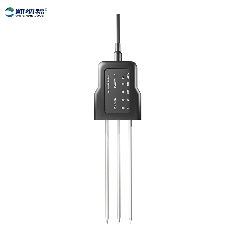 KNF-315FDR 3-in-1 Soil Sensor: High Precision Volumetric Water Content (VWC), Electrical Conductivity (EC) & Temperature Meter, IP68 Waterproof FDR Technology for Precision Agriculture & Saline Soil