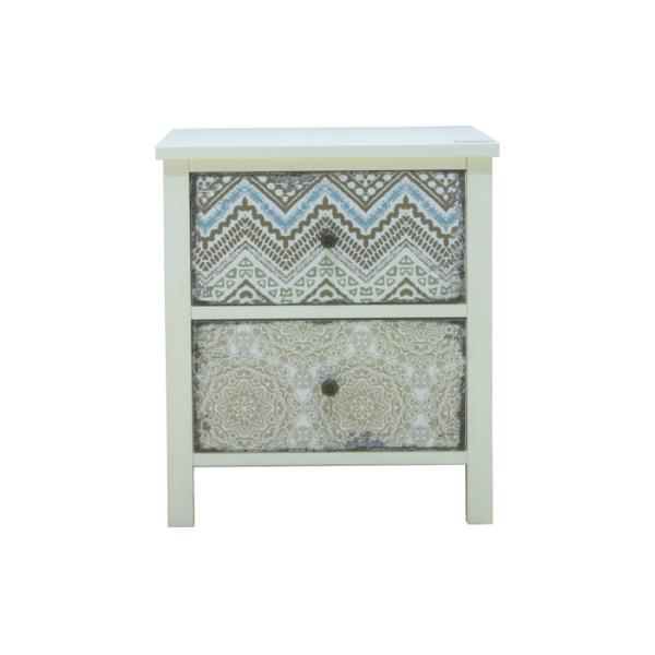 Beige 40cm High MDF Side Tables With 30KG Capacity