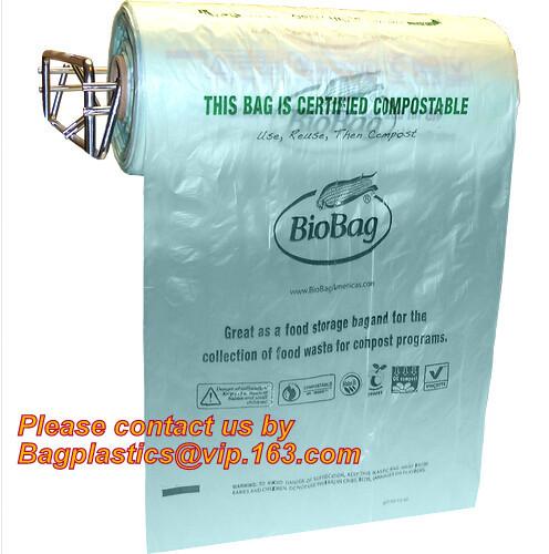 100% biodegradable and compostable hdpe plastic t-shirt bag, Cheap biodegradable compostable 55 gallon trash bags