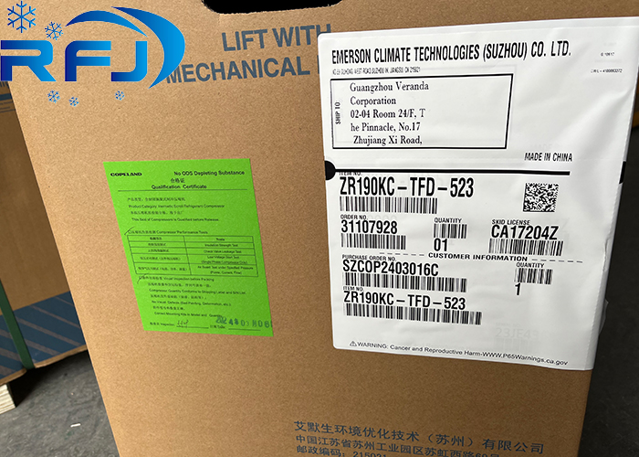 Copeland ZR190KC-TFD-523 Скрут компрессор ZR серии для R22 хладагента