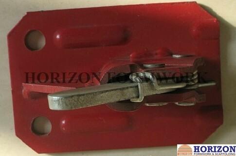 Rapid Concrete Forming Clamps With Spring for Tensioning Wire Tie Bar