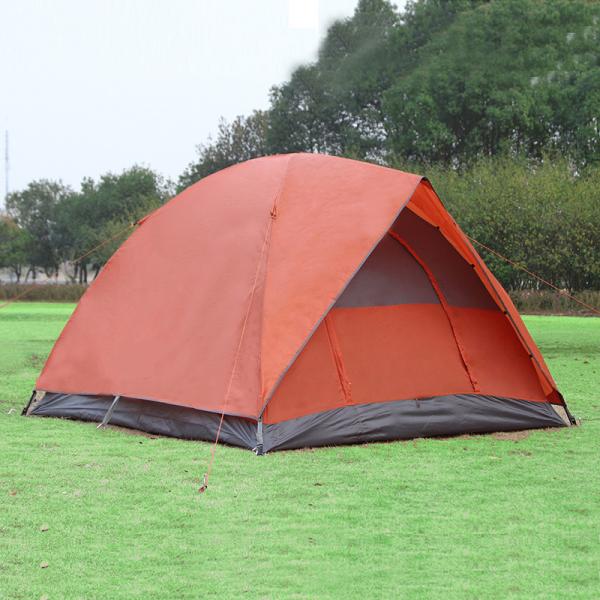 3 Person Camping Tent,Double Layer Windproof Waterproof Backpacking Tents for Hiking Travel Outdoor Beach(HT6013)