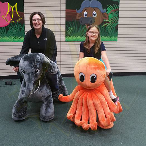 Hansel plush motorized animals for sale and elektrikli motorcycle	for kid rides