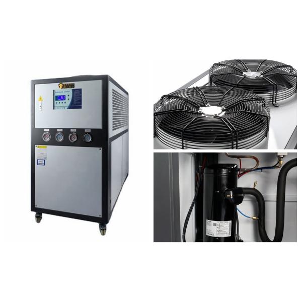 R407C Refrigerant Industrial Water Chiller with 29000W Cooling Capacity and 2 Compressors for Plastics Injection Production