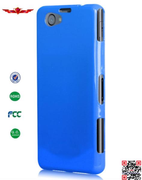 Hot Selling Colorful TPU Cover Case For Sony Xperia Z1 Mini Z1S Soft Durable High Quality