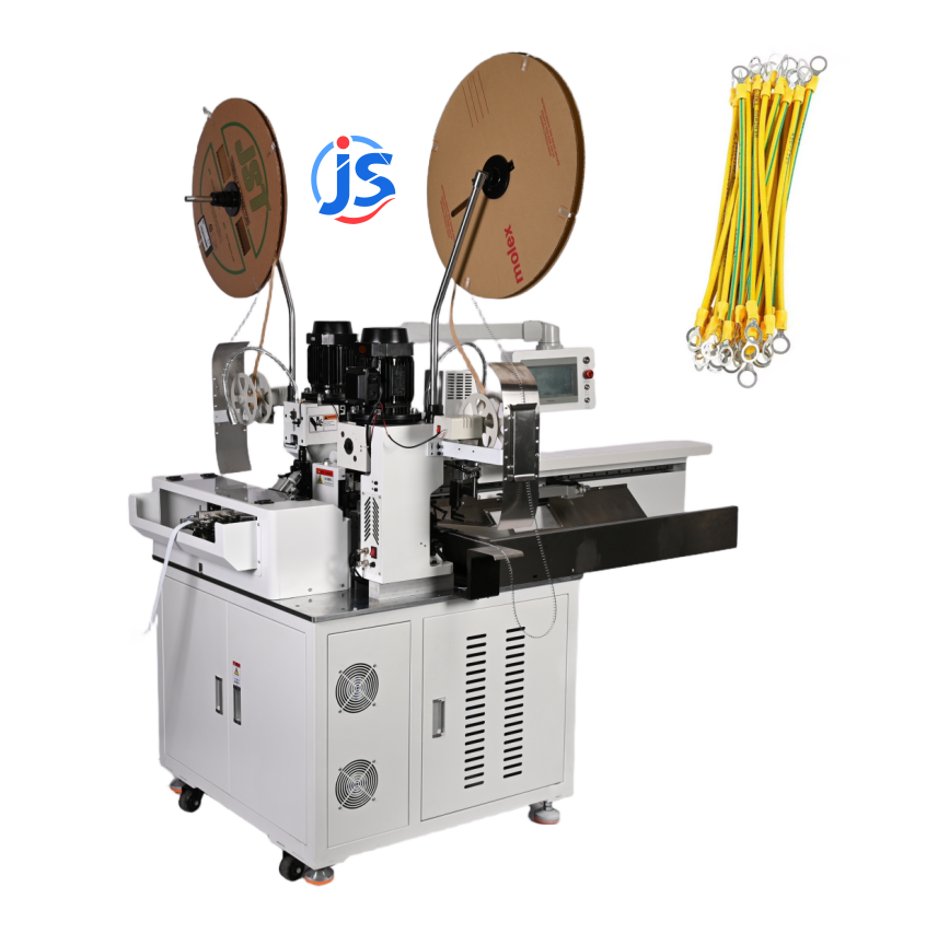 Cat6 Automatic Soldering Machine 2Ton Stripping And Crimping Machine