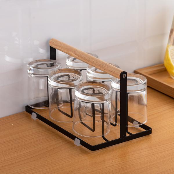 Столовый прибор/стекает шкафы хранения нержавеющей стали металл перевернул стеклянный держатель делая водостойким