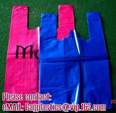 Kitchen Handle-Tie Trash Bags,Recyclable Plastic Shopping Bags with Flat Bottoms,Reusable Grocery Shopping Bags, bagease