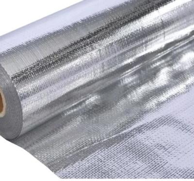 Fabrico de tecido de alumínio com apoio de folha de alumínio com isolamento térmico de tecido mono ou duplo reflector