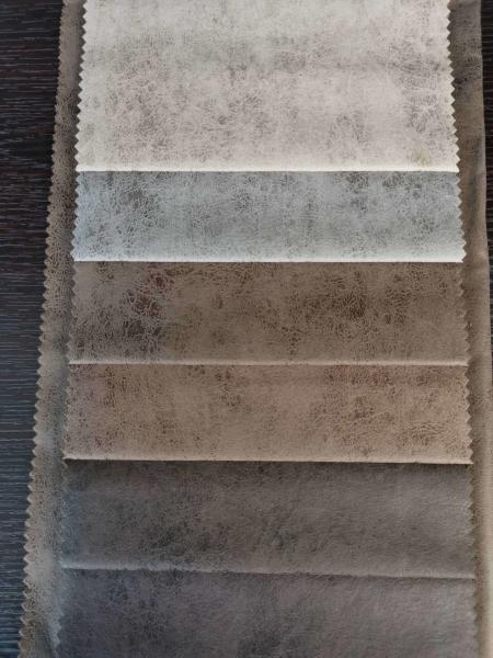 Upholstery Leather Sofa Fabric Flame Retardant With DOT Style