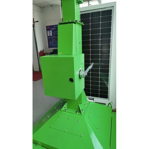 Solar Panel 420 Wattage Mobile Street Light Led Tower For Road Construction Lighting