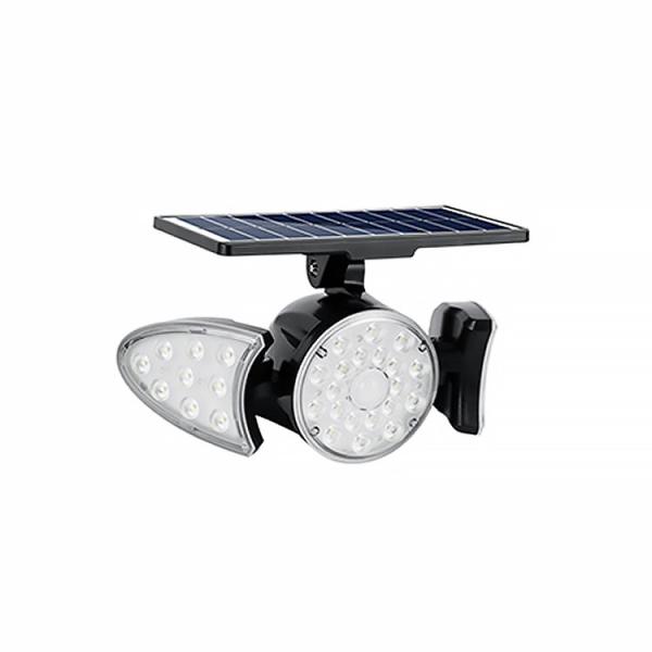 Waterproof Solar Wall Lights Pure White LiFePO4 Battery Solar Outdoor Pathway Lights