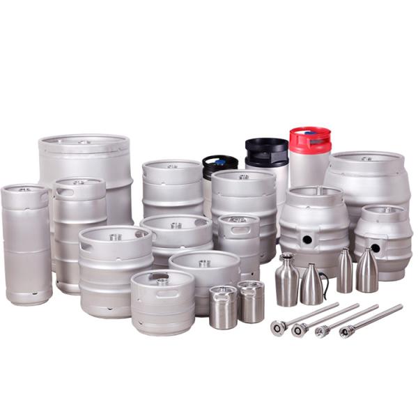 Custom Design Stainless Steel Beer Keg , Empty Commercial 30 Litre Keg CE Approved