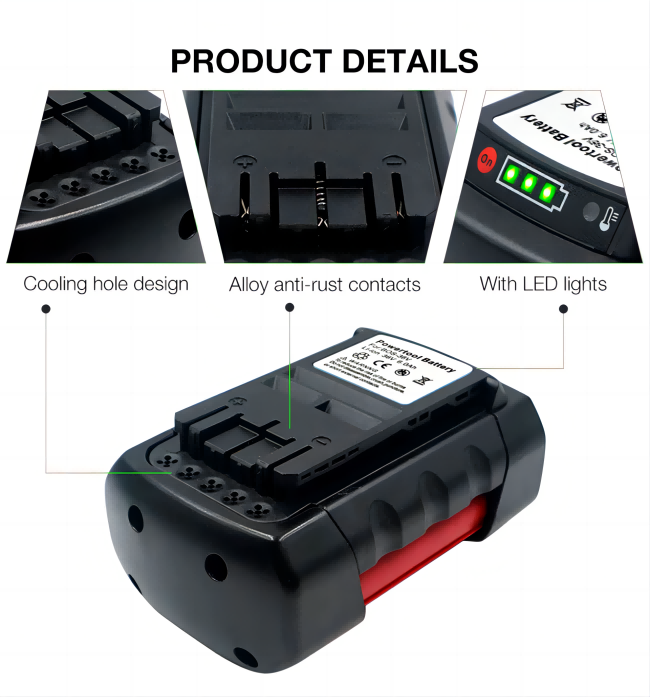 OEM настраиваемые электроинструменты аккумулятор 18650 36V 3AH 4AH 5AH 6AH замена для Bosch