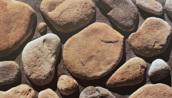 Cobble Design Fireproof Cement Culture Stone for Exterior Walls