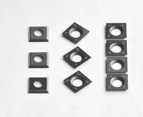 10pcs Cisais de transformação de madeira Cortadores de carburo de tungstênio inserções de carburo de 14x14x2mm inserções quadradas cortadores com parafusos