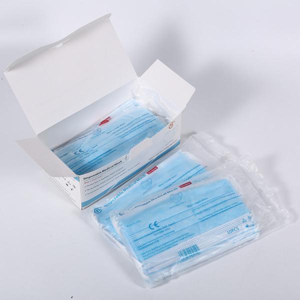 Manufacturer CE 3 Ply 3ply Earloop Face Mask Disposable Facemask / Medical Surgical Face Mask