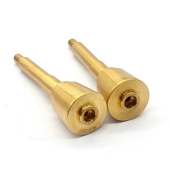 Brass Precision CNC Turning Parts Gold Industrial CNC Turned Components Metal Pin