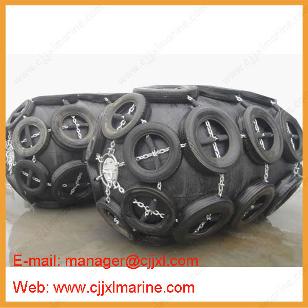 Galvanized Chain Marine Pneumatic Rubber Fender