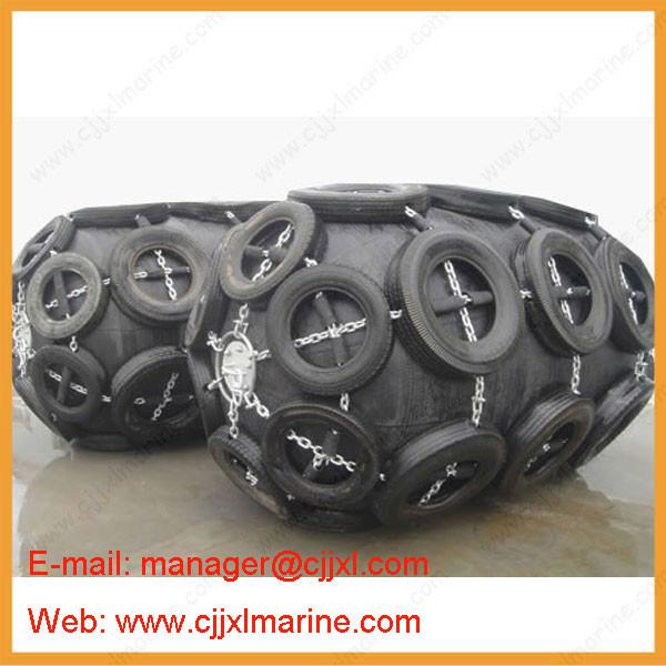 Galvanized Chain Marine Pneumatic Rubber Fender