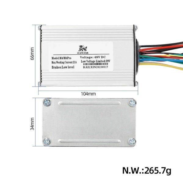 48V 21A DC Aluminum Foldable Controller Instrument Cluster For Kukirin M4/M4Pro Scooter Accessories