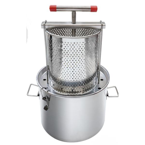 Stainless Steel Honey And Wax Presser With Honey Tank For Beekeeping Machine New Condition Honey Processing Machine