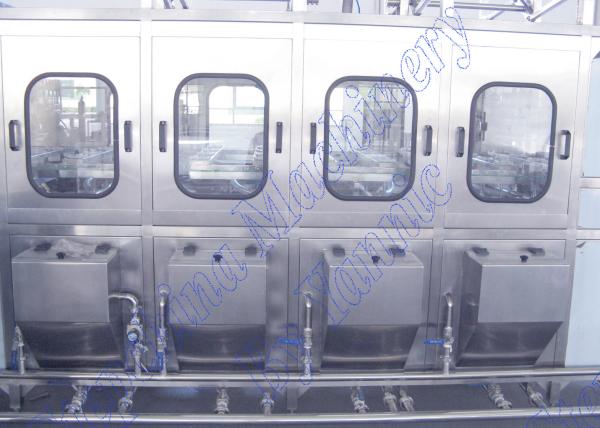High Speed 5 Gallon Water Filling Machine / Bottled Water Production Line