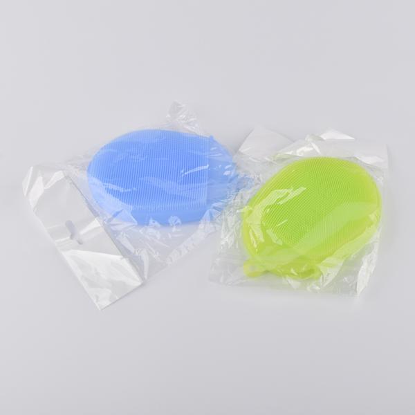 Double Side Silicone Sponge Dish Washing Brush for Stain-resistant Kitchen Cleaning