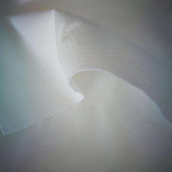 Non Woven Spunlaced Mesh Cloth Recyclable Customized Composition