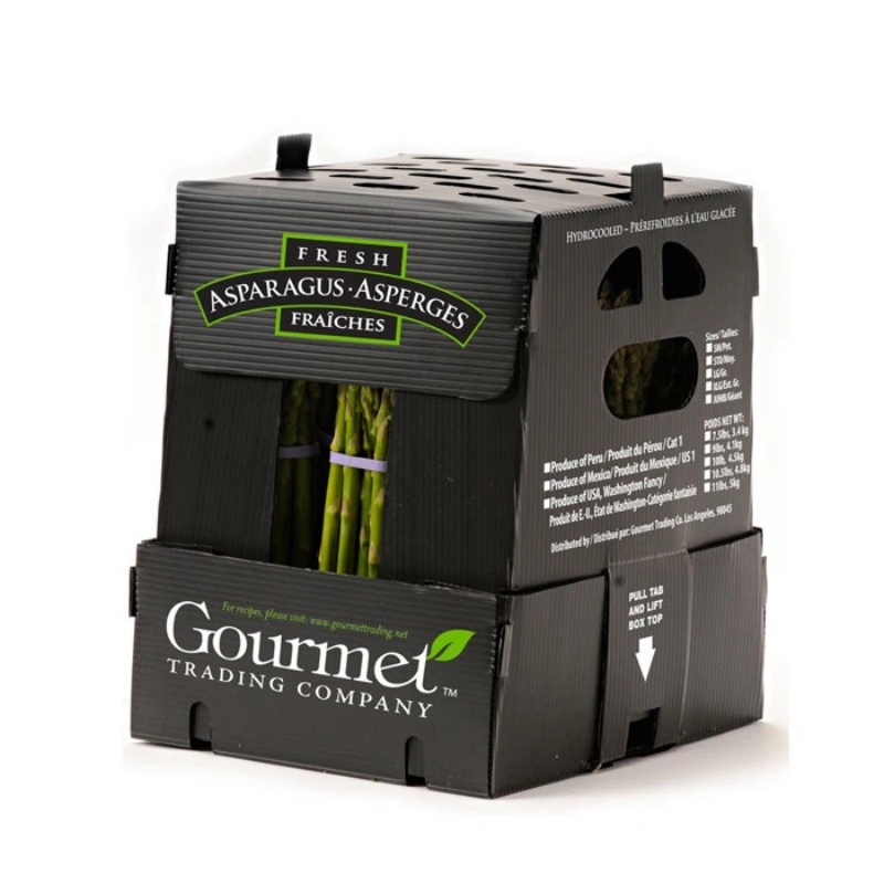 Our Vegetable Packaging Boxes are made from PP material, offering excellent waterproof and corrosion-resistant performance, with no unpleasant odor, and are reusable for long-term use.