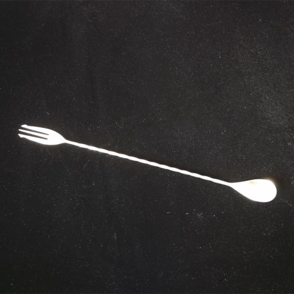 Creation Twisted Stainless Steel Bar Spoon , Long Cocktail Mixing Spoon