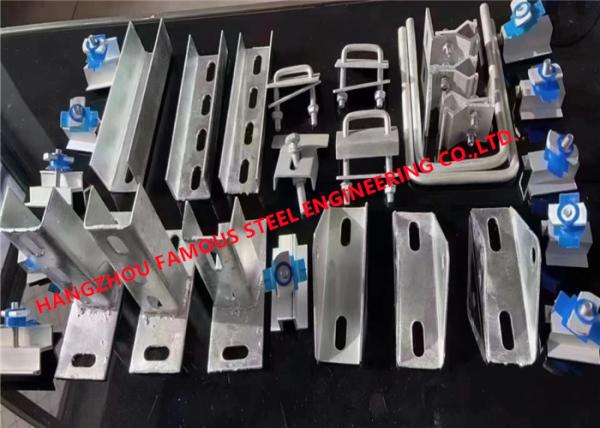 O SOLDADO de aço galvanizado mergulhado quente dos jogos de construções serrilhou placas de aço da arruela do suporte
