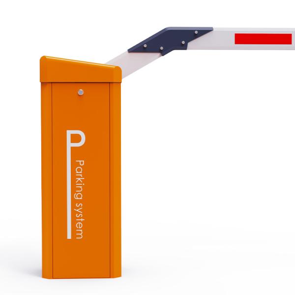 Heavy Duty 0.9S High Speed Toll Boom Barrier 24V DC Motor LED Arm