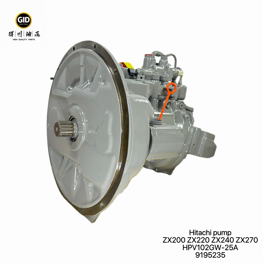 High Pressure High Efficiency Stable Operation Excavator Hydraulic Main Pump HPV102GW-25A for Hitachi ZX240-3G