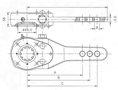 0517452800 BPW Manual Slack Adjuster of air brake system