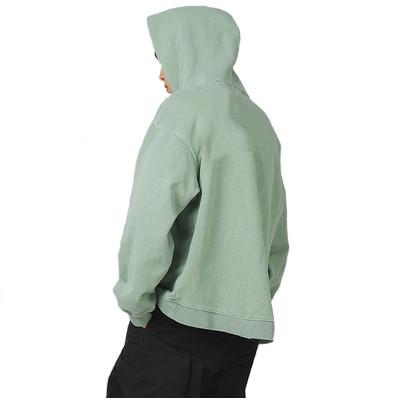 Mint Green Distressed Short Sweater Solid Color Pullover Cotton Cordless Super Dalian Hoodie