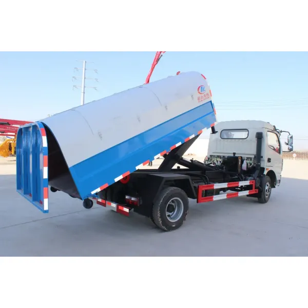 Dongfeng 8m3 Detachable Hopper with Hook Lift Garbage Truck
