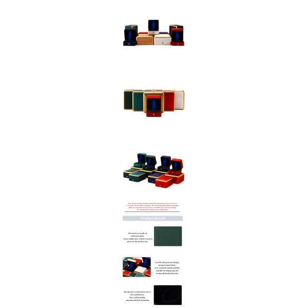 Boîte à bijoux en plastique sur mesure avec lumières LED, boîte à bijoux octogonale