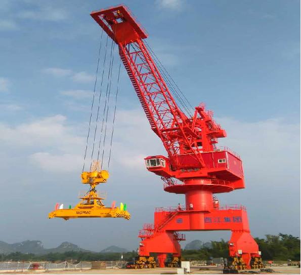 5-150 Tons Single Jib Harbour Portal Crane In Shipyard And Port A6