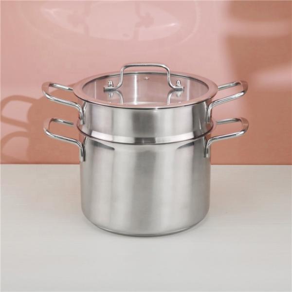 Stainless Steel Kitchen Soup Pots For Home Customized Logo