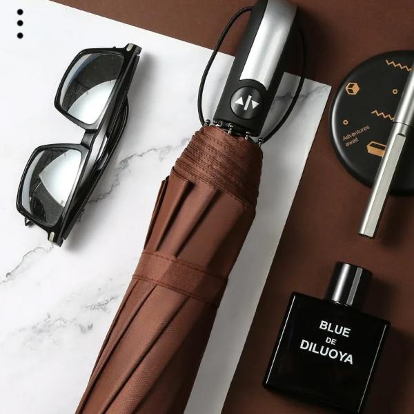 American Style Design 190T Pongee Multicolor Custom Logo 3 Folding Umbrella for Outdoor